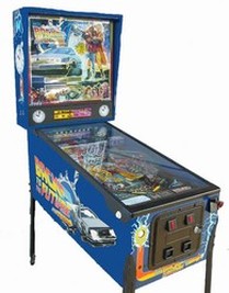 Back to the Future Pinball Delorean Doc Brown Time Machine Rental Marty McFly