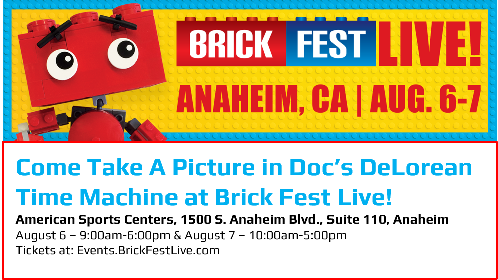 Brick Fest Live! Anaheim Aug 6-7