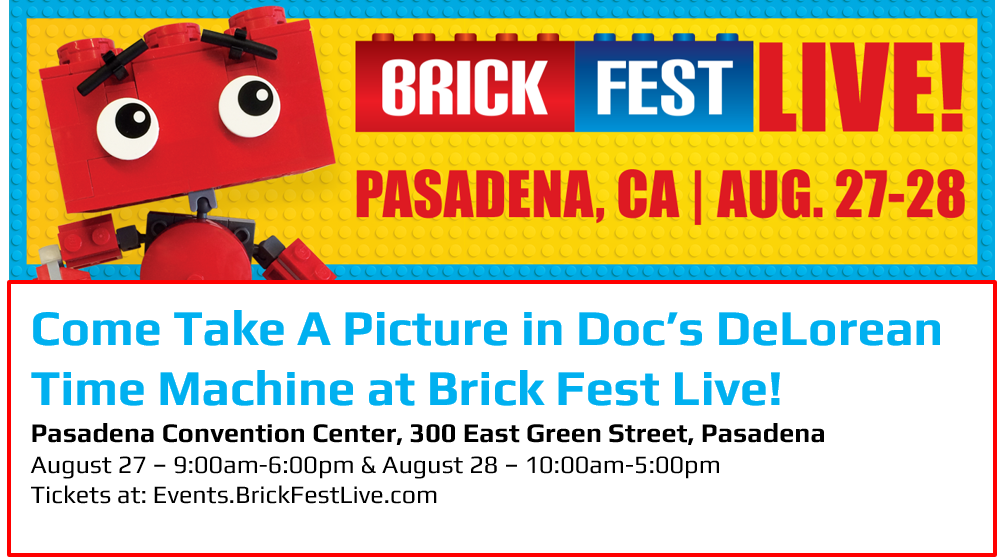 Brick Fest Live! Pasadena Aug. 27-28